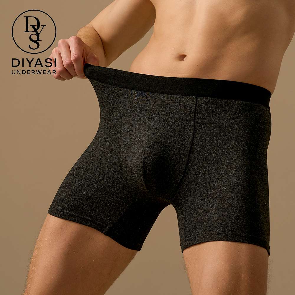 Factory Direct Wholesale Custom Recycled Polyester Men’s Boxer Briefs – 5″ Inseam Underwear